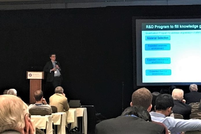Thomas Davis presents at ICFRM-19